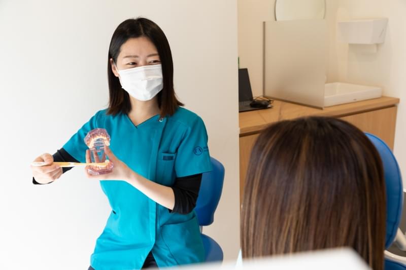 ブラッシング指導